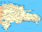 Large detailed road map of Dominican Republic. Dominican Republic large ...