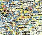 Solingen Map and Solingen Satellite Image