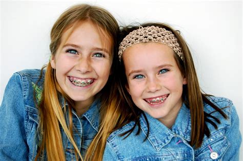 Two Girls With Braces Craig And Streight Orthodontics