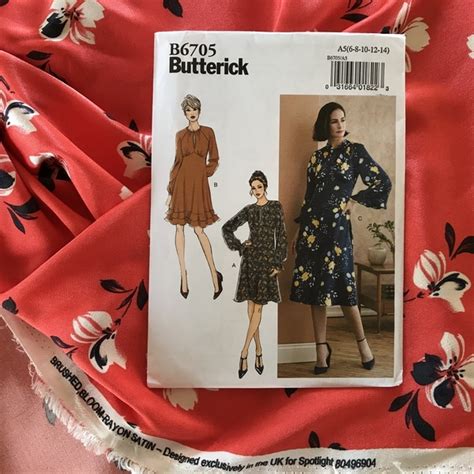 Butterick Misses Dress 6705 Pattern Review By Noodlesew