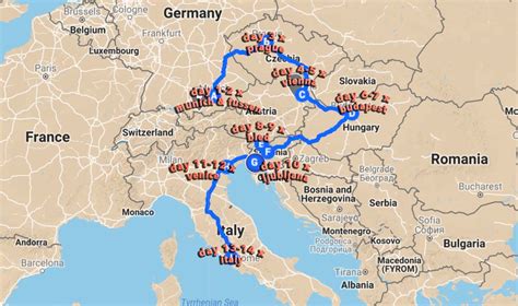 Europe Budget Itinerary 6 Countries Under S18k Incl Eurail Pass
