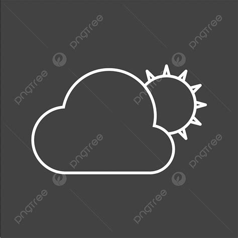 Sky Clouds Sun Vector Png Images Vector Sun And Cloud Icon Cloud