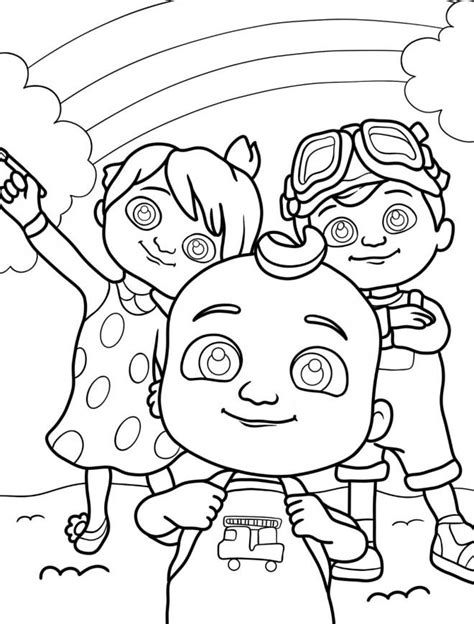 Coloriage Les Amis Bébés Yoyo Jj Et Tomtom