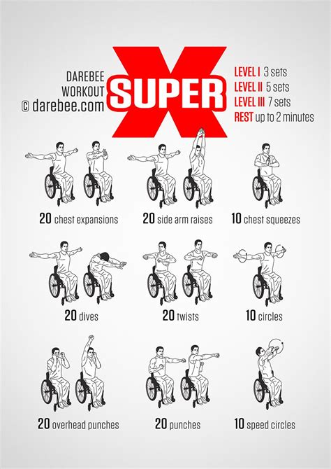 Super X Workout Wheelchair Exercises Chair Exercises Senior Fitness