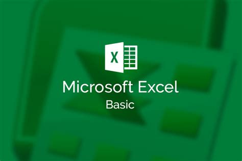 The Basics Of Microsoft Excel