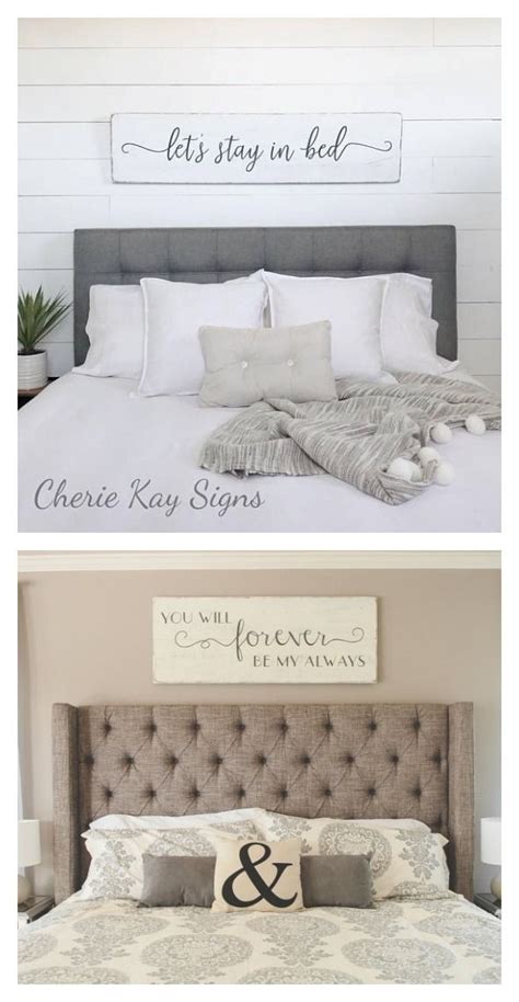 The designer also suggests placing the bed in the center of the main wall, rather catherine kwong installed sconces above the nightstands in this san francisco bedroom. Country kitchen decor | Bedroom wall decor above bed ...