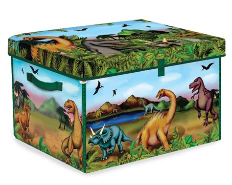 160 Dinosaur Collector Toy Box And Playset W 2 Dinosaurs Amazon Hot