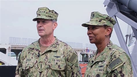 Vice Chief Of Naval Operations Visits Uss Coronado Youtube