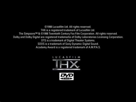 Lucasfilm Thx Theatrical Dvd
