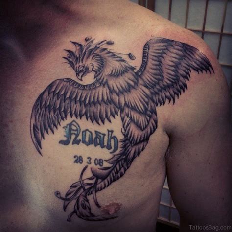 67 Funky Phoenix Tattoos For Chest Tattoo Designs