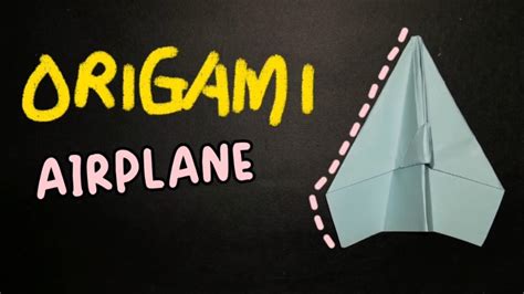 Diy Origami Airplane Paper Airplane How To Make Origami Airplane