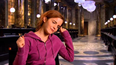Harry Potter And The Deathly Hallows Part 2 Official Emma Watson Hermione Granger Interview