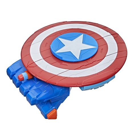 Hasbro Marvel Avengers Mech Strike Captain America Strikeshot Shield