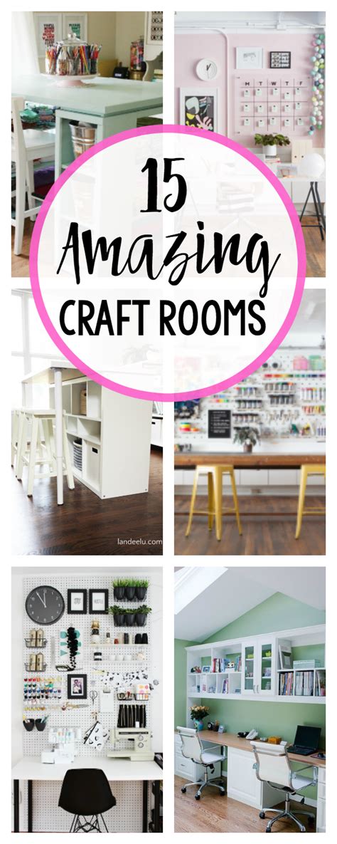 If you could only choose one room in your home to put your heart and soul into designing, the living room. Craft Room Inspiration - Crazy Little Projects