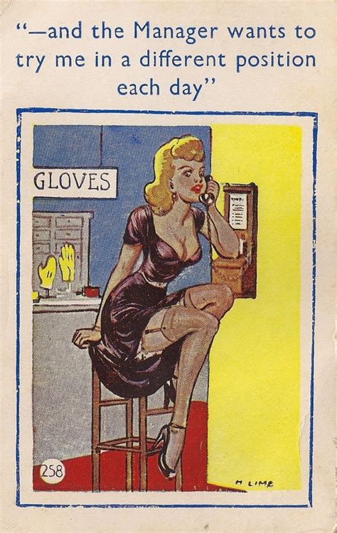 Items Similar To Naughty Seaside Humour Vintage S S Comic Pin Up Girl Postcard On Etsy