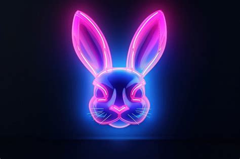 neon rabbit images free photos png stickers wallpapers and backgrounds rawpixel