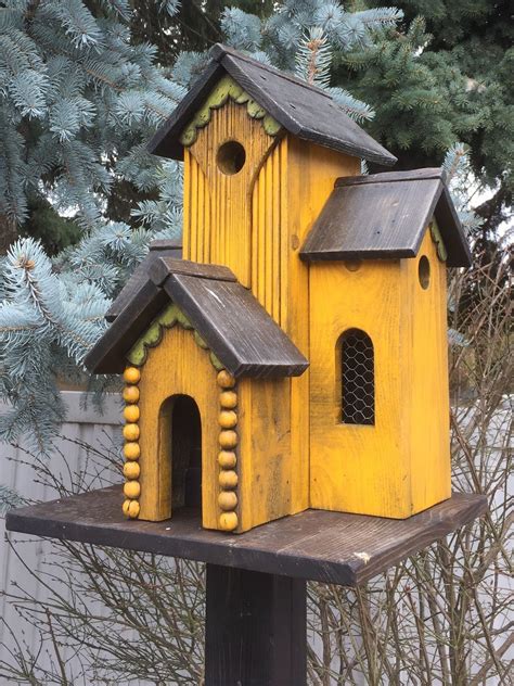 49 Magnificient Stand Bird House Ideas For Garden Bird House Plans