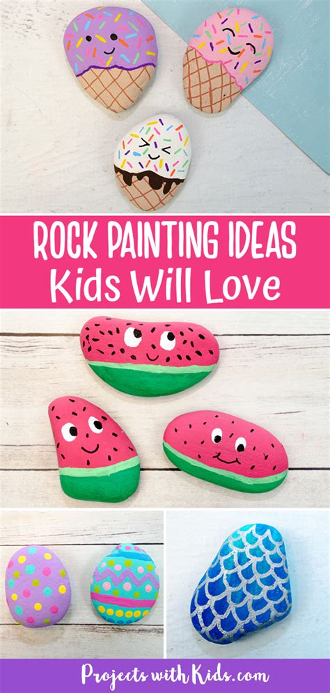 Creative Rock Painting For Kids Projects With Kids