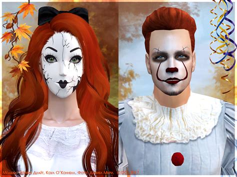 Clown Makeup Симс 4 Симс