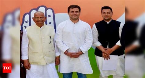 Congress Declares Its Two Hp Candidates Fields Sukh Rams Grandson From Mandi Times Of India