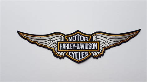 Harley Davidson Wings Rens Borduren