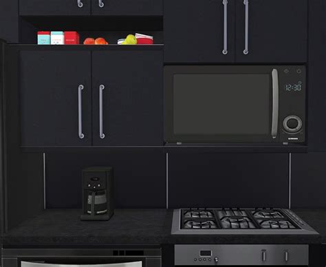 Maximss Wall Mounted Microwave Sims 4 Sims 4 Cc Furniture Sims 4