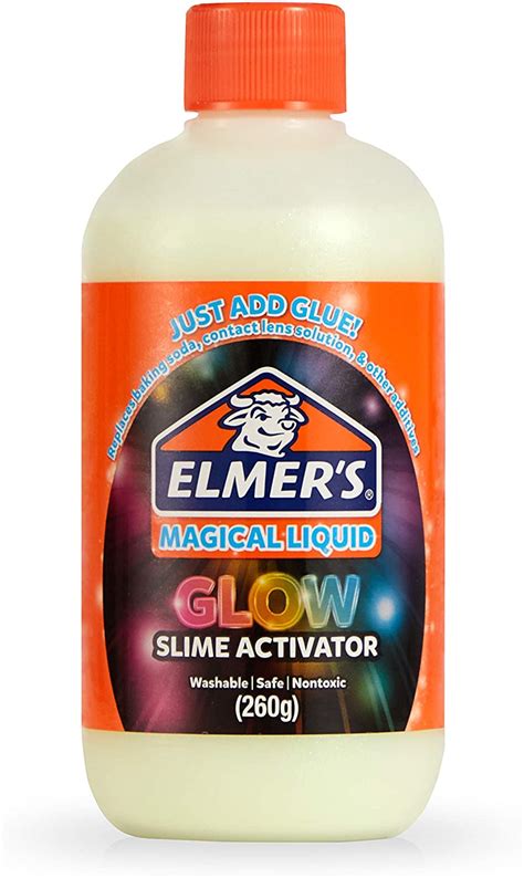 Elmers Glow In The Dark Magical Liquid Glue Slime Activator 875 Fl