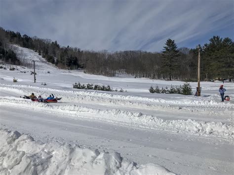 36° And Sunny Today Made It An Awesome Afternoon To Go Snow Tubing R