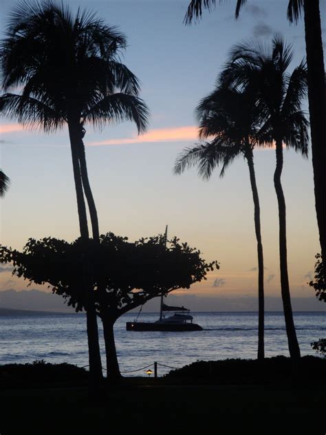 Evening Kaanapali Beach Maui Beautiful Places Vacation Pictures