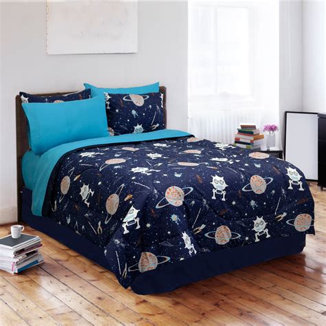 Find the best twin comforters & bedding sets at the lowest price from top brands like ralph lauren, hotel collection, lauren ralph lauren & more. Navy Comforter Set In Twin - Galaxy Invaders