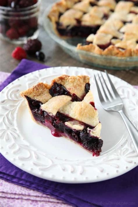 Frozen Mixed Berry Pie Video Dessert Now Dinner Later