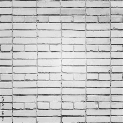 White Brick Wall Vector Background Stock Vector Adobe Stock