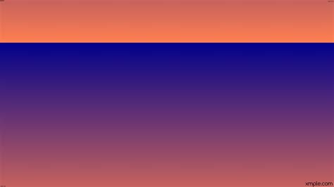 Wallpaper Gradient Blue Orange Linear 00008b Ff7f50 285°