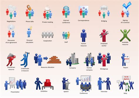 Business People Figures Business And Finance Illustrations