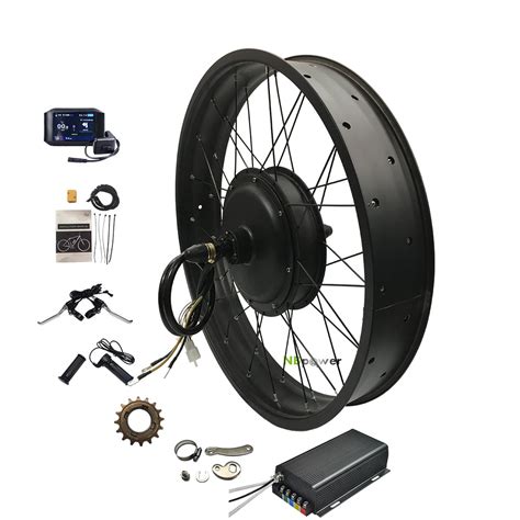 Electric Bicycle Kit Fat Tire Qs Motor 5000w Snow E Bike Kit With 100a