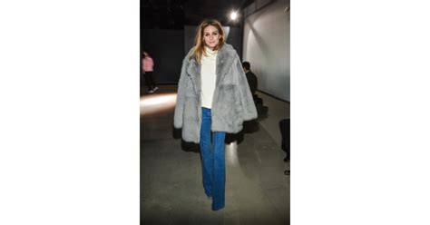Olivia Palermo Celebrities Front Row At New York Fashion Week Fall