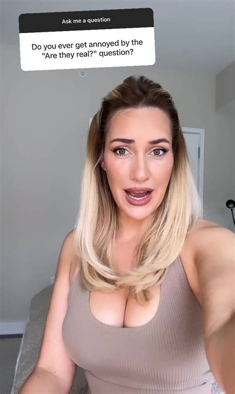Paige Spiranac Reveals Her Boobs Have Gotten A Lot Bigger As She