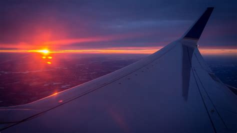 aircraft wing blue sunset sky clouds desktop 4k wallpaper hd images and photos finder