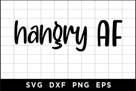 Hangry Af Graphic By Spoonyprint · Creative Fabrica