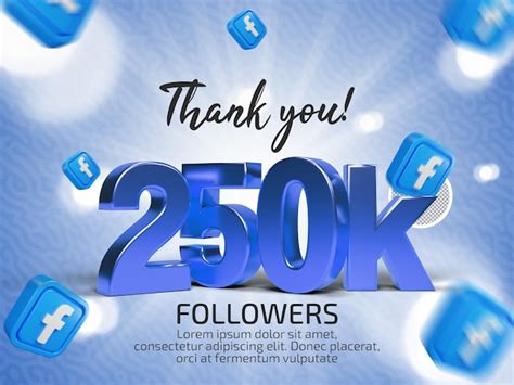 Premium Psd Facebook K Follower Celebration Psd With Editable Text