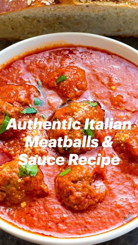 Authentic Italian Meatballs Sauce Recipe An Immersive Guide By No