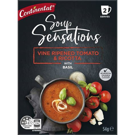 Continental Soup Sensations Vine Ripened Tomato And Ricotta Serves 2 54g