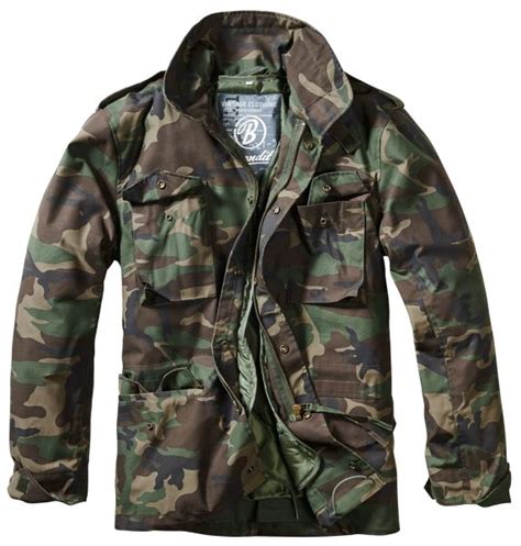 Brandit M65 Jacket With Quilted Liner Mens Military Army Combat Field