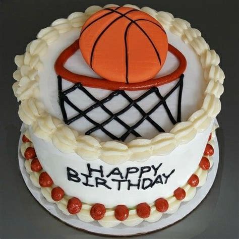 Basketball Cake Design Buttercream Lineartdrawingscouplelove