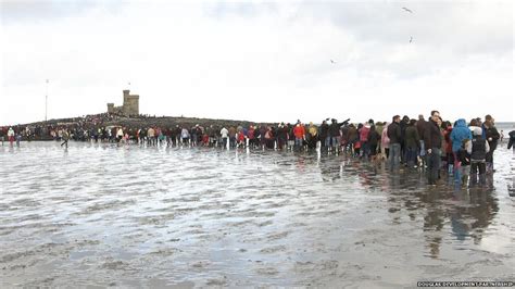 Tower Of Refuge Walk Attracts Thousands Bbc News