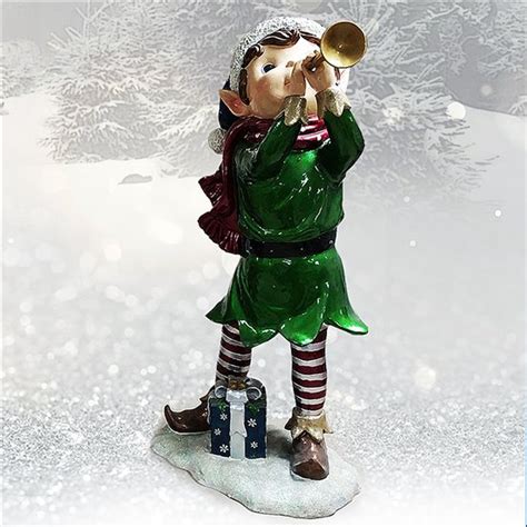 40 3d Elf Playing Horn Holidynamics Holiday Lighting Solutions