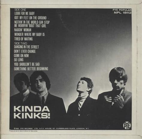 The Kinks Kinda Kinks 1st Ex Uk Vinyl Lp Album Lp Record 664811