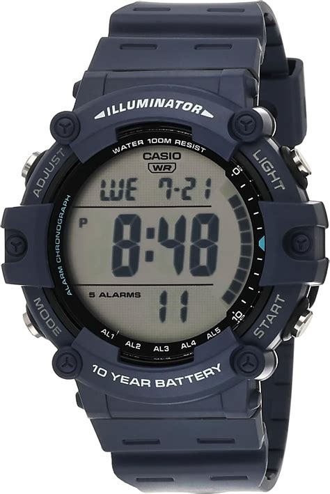 Amazon Casio Illuminator Year Battery M Water Resistant Led