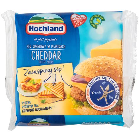 Hochland Cheddar Processed Cheese G Buy At A Good Price From Novus