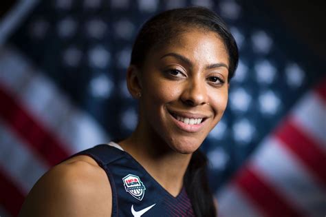 Get paid for your art. Candace Parker shows rim height just fine, dunk you very ...